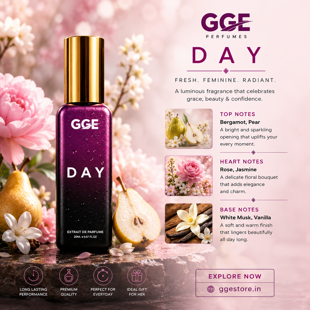 GGE DAY 20ML Premium - Fresh Floral Luxury Fragrance | GGE