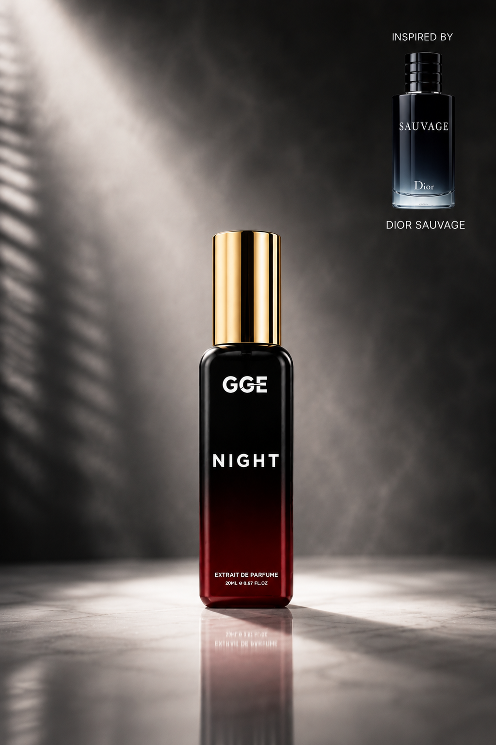 GGE Night 20ML Premium - Bold Woody Fresh Fragrance | GGE